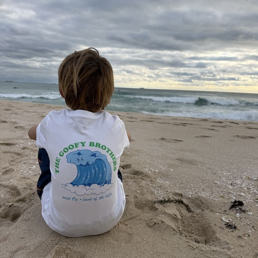 TOMBIES GROM TEE - SEA FOAM