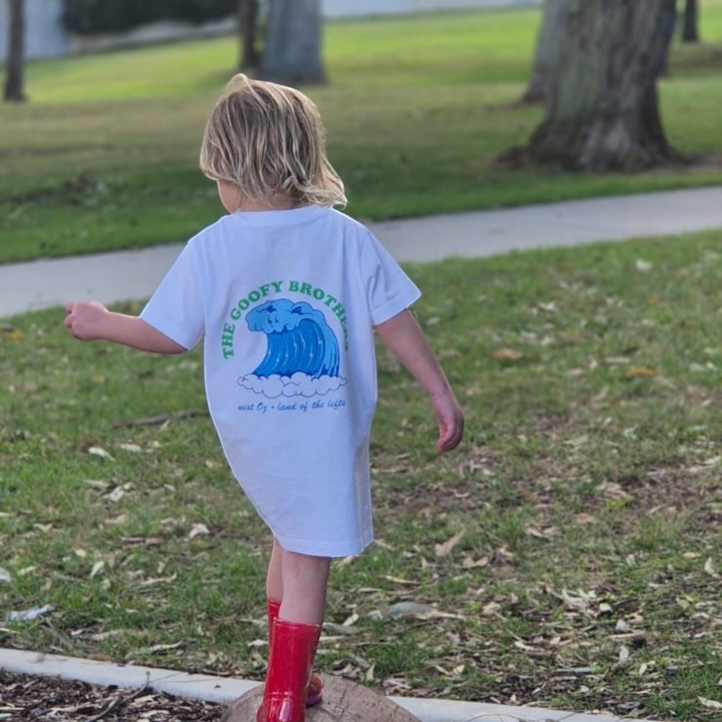 TOMBIES GROM TEE - SEA FOAM