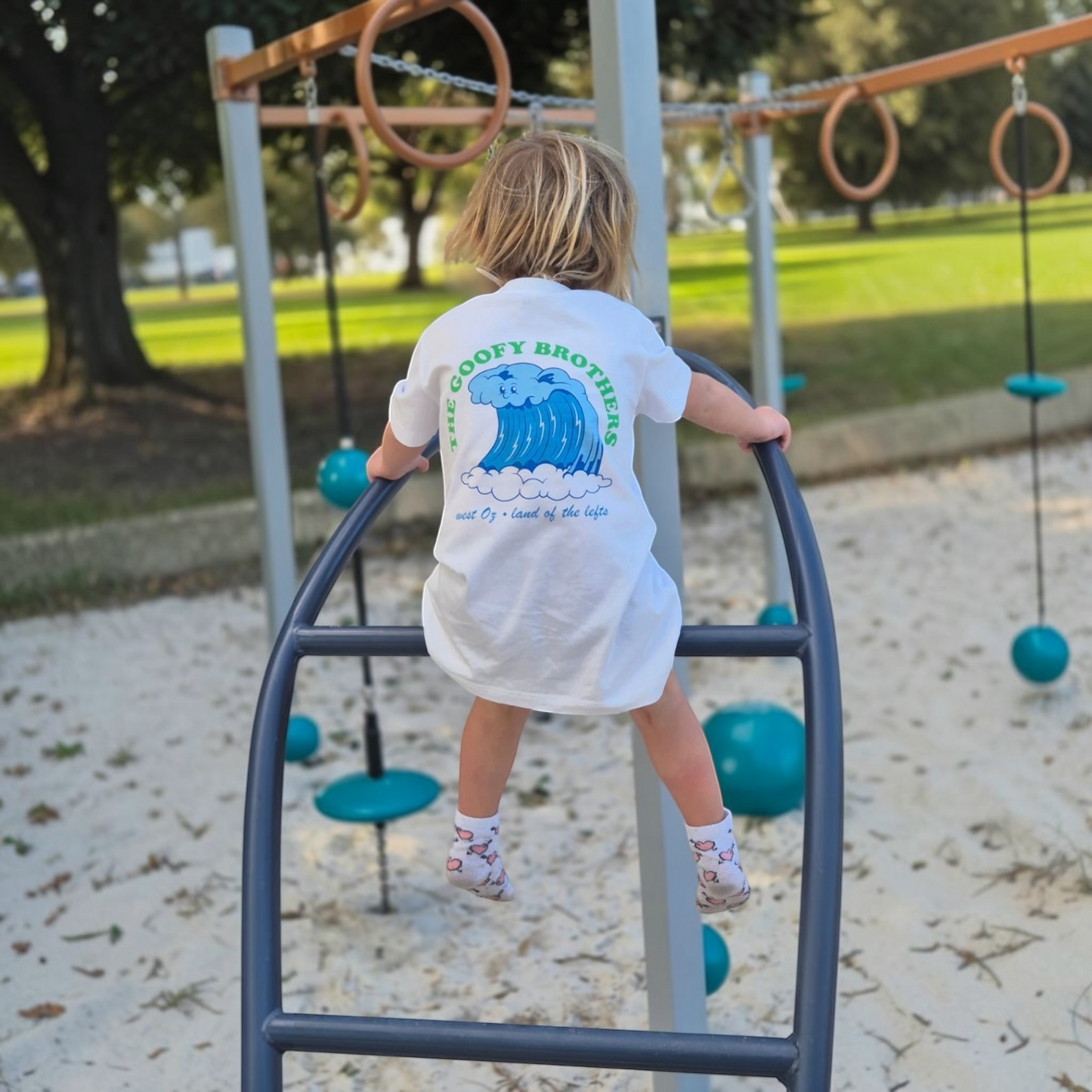 TOMBIES GROM TEE - SEA FOAM