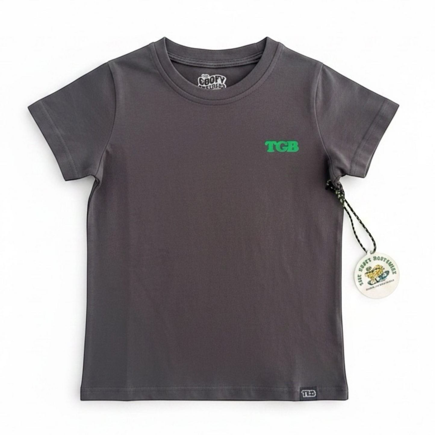 TOMBIES GROM TEE - CHARCOAL