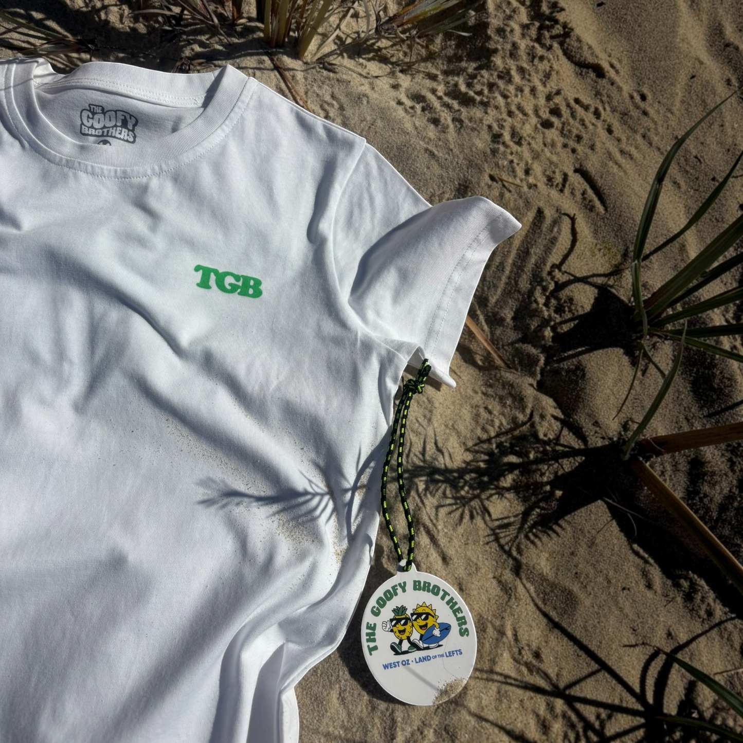 TOMBIES GROM TEE - SEA FOAM