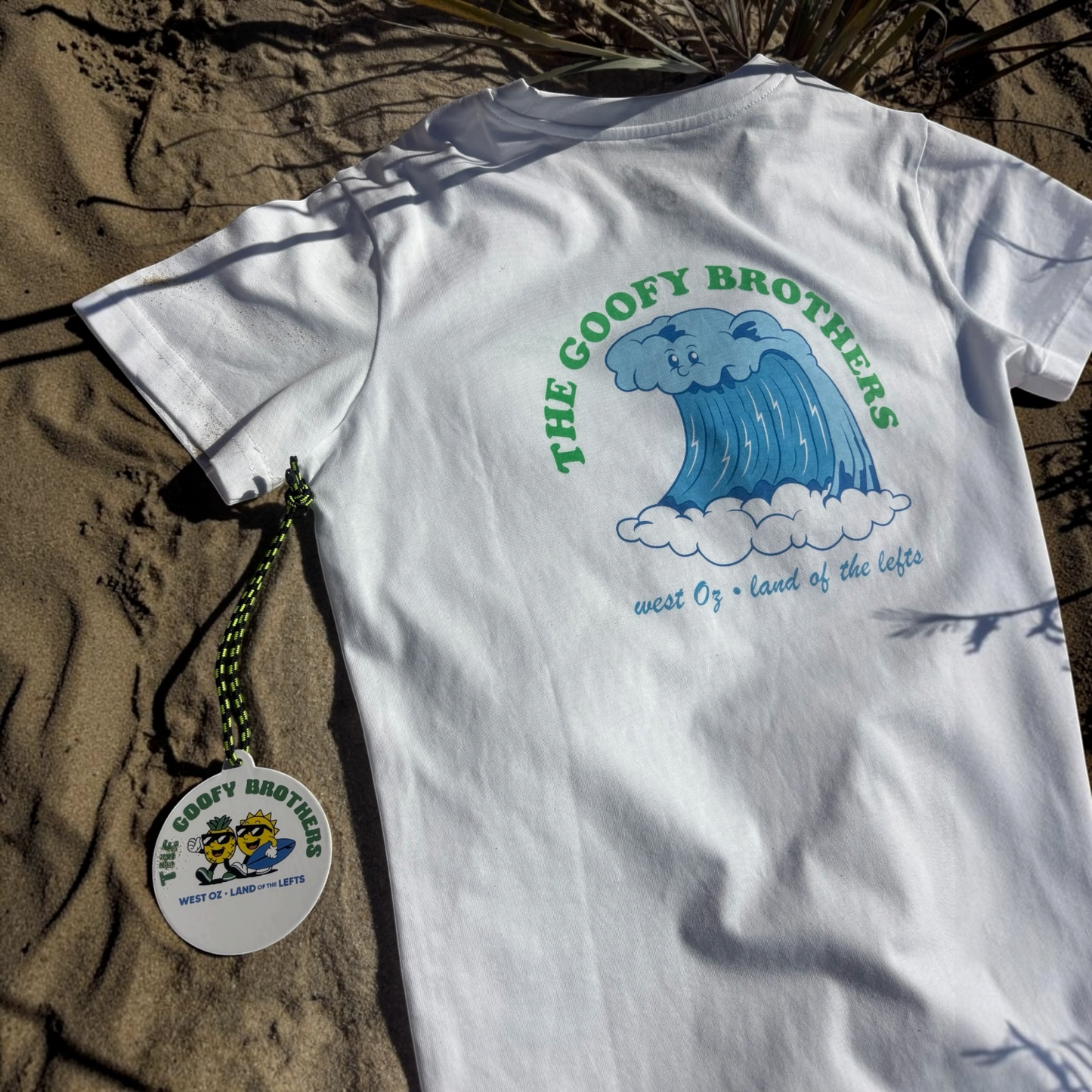 TOMBIES GROM TEE - SEA FOAM